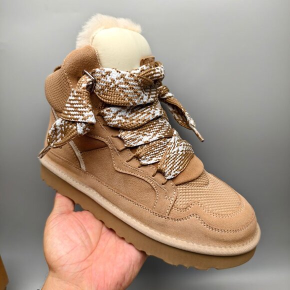 UGG Womens Sand-Colored High-Top Casual Shoes - Picture 7 of 7